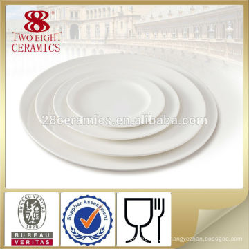 Vajilla de porcelana estadounidense restaurante placas venta cupé placa de cena